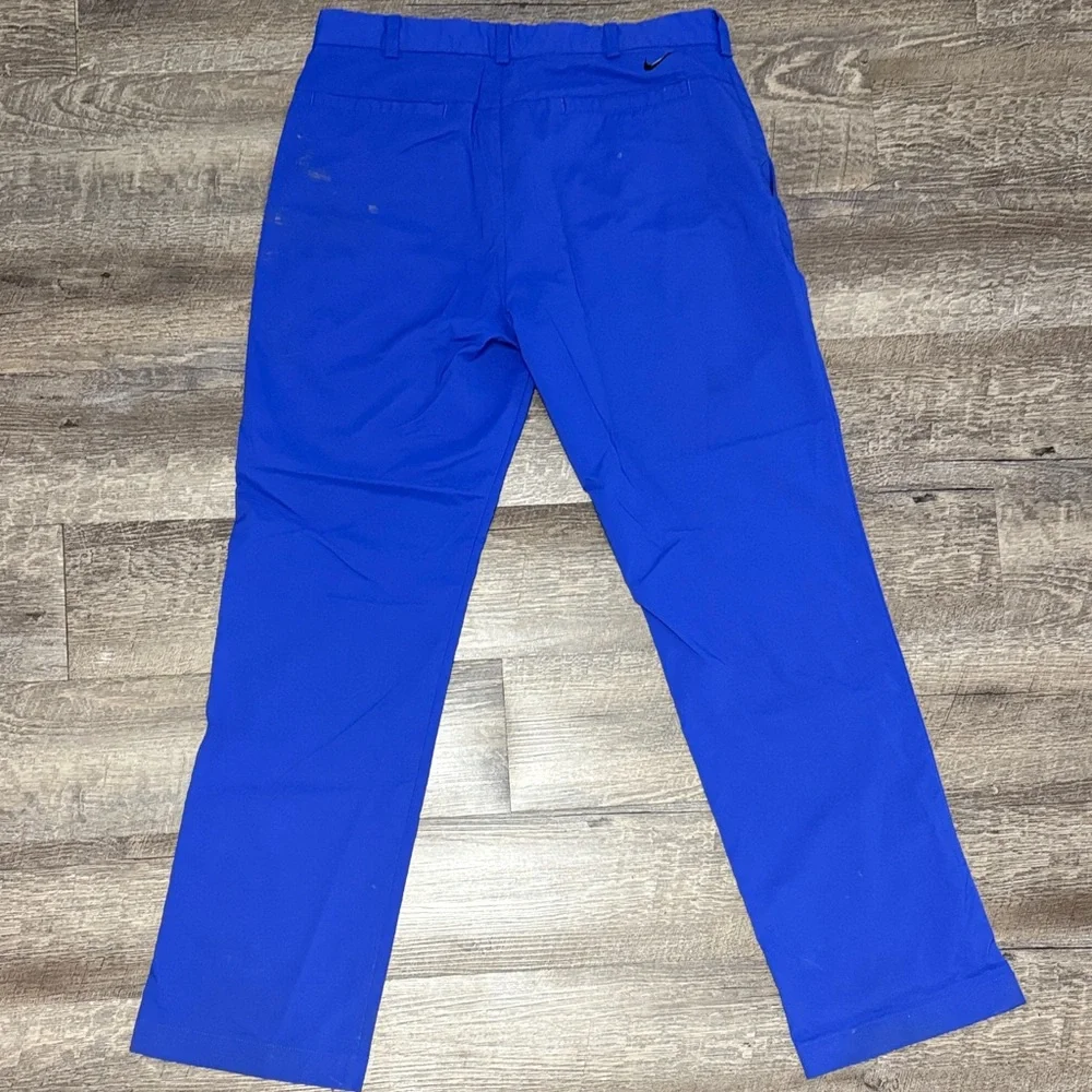Nike Dri-Fit Royal Blue Men's Golf Pants - 33x32 - Picture 4 of 8